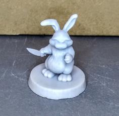 Fluffy The Psycho Easter Bunny 3D Printer Model