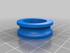 Deluxe Pulley For Strings And Ropes (openscad / Parametric) 3D Printer Model