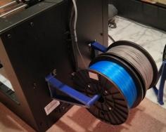 100% Printable Spool Holder (standing Or Attachable To Rep2 & Cube2) 3D Printer Model