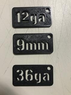 Ammunition Tags 3D Printer Model