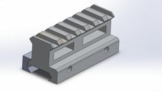 Picatinny Scope Riser 3D Printer Model