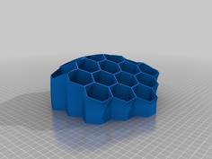 Honeycomb Desk Organizer 3D Printer Model