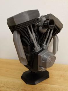 Harley Evolution Engine – Resized And Accessorized 3D Printer Model