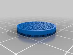 NYC Manhole Cover 3D Printer Model