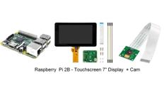 Case For Touchscreen 7″ – Raspberry Pi 2B – Cam 3D Printer Model