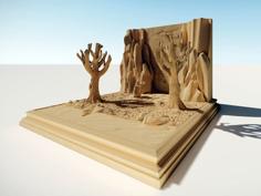 Doors Of Durin Diorama 3D Printer Model