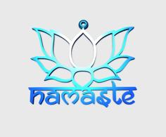 Lotus Flower Namaste 3D Printer Model