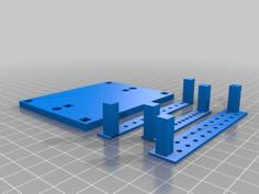 Wall Mounted Earring Holder 3D Printer Model