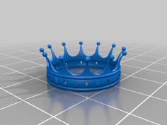 Crown Ring 3D Printer Model