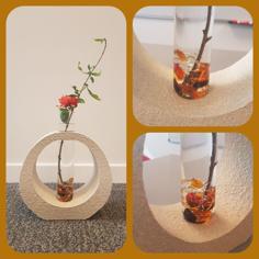 Decorative Test Tube Vase Base 3D Printer Model