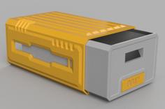 Space Container (storage Box) 3D Printer Model