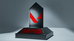 Valorant Trophy 3D Printer Model