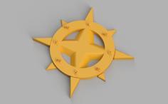 Wall Compass 3D Printer Model