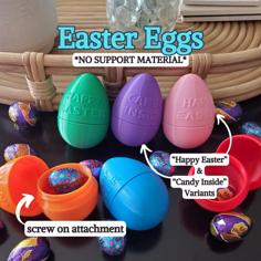 Best Easter Egg (Twist Top) 3D Printer Model