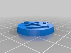 Miniature Bases, Various Symbols 3D Printer Model