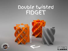 Double Twisted Fidget Toy 3D Printer Model