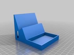 Desk Organizer With Phone Stand – Economic Version 3D Printer Model