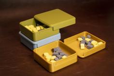 Bits Storage Box For Board Game Piece 3D Printer Model