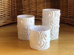 Heartbeat Vases (For Spiralized Printing) 3D Printer Model