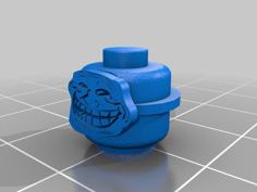 Working Lego Trollface 3D Printer Model