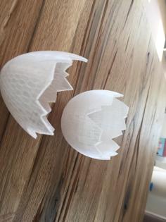 Broken Egg 3D Printer Model