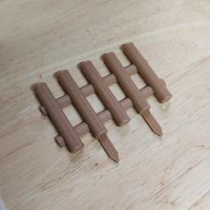 Mini Wood Fence 3D Printer Model