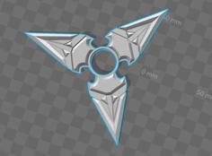 Genji Star Fidget Spinner 3D Printer Model