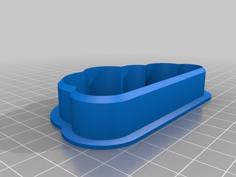 Cloud Cookie Cutter 3D Printer Model