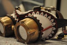 Steampunk Couture: CNC Goggles 3D Printer Model