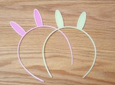 Bunny Ears Hair Band 3D Printer Model