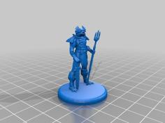 Mer-Man – Masters Of The Universe Miniature 3D Printer Model