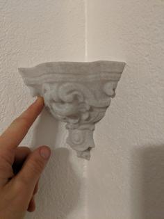 Baroque Corner Shelf Remix 3D Printer Model