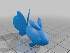 Pokemon Finneon #456 – Optimized For 3D Printing 3D Printer Model