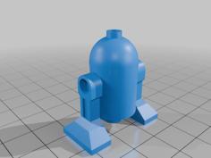 R2D2 Service Droid Leg Lego Replacement Part 3D Printer Model