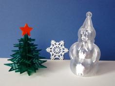 Star Christmas Tree 3D Printer Model