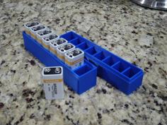 9V Battery Case 3D Printer Model