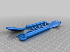 Sporkchucks (Sporkchaku) 3D Printer Model