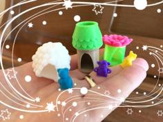 Tiny Critters: Mouse, Monkey, Bear 3D Printer Model