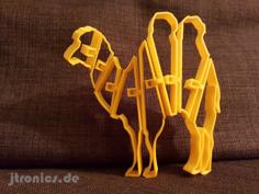 Flexi Articulated Camel 3D Printer Model