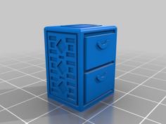 OpenDungeonTiles: Dungeon Dressing: Dresser Small 3D Printer Model