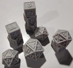 D20 – D4 Dice Ixalan MTG – D&D 3D Printer Model