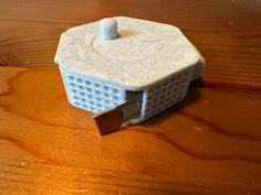 Soft Tape Measure Spool Remix V2 Print In Place 3D Printer Model