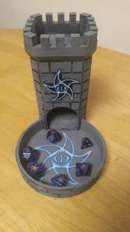 Astral Elder Sign Dice Tower 3D Printer Model