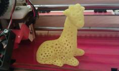 Giraffe – Voronoi Style 3D Printer Model