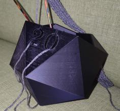 D20 Yarn Bowl 3D Printer Model