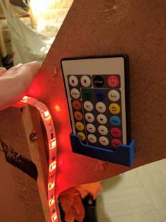 IR Remote Mount For Renkforce LED Strip 3D Printer Model