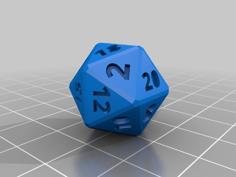 Full D&D Dice Set 3D Printer Model