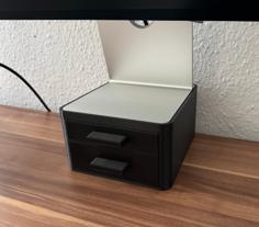 Apple Studio Display Stand Riser With Drawers 3D Printer Model