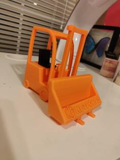 Forklift Business Card Holder 3D Printer Model