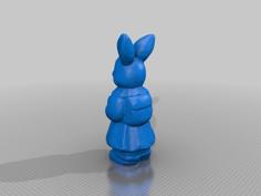 Easter Rabbit Standing 3D Printer Model